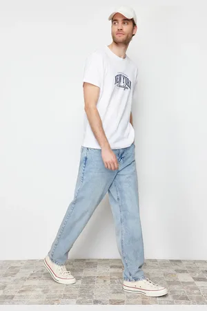 Trendyol Modré Baggy/90