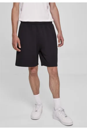 Urban classics Široké Terry Sweatshorts černé