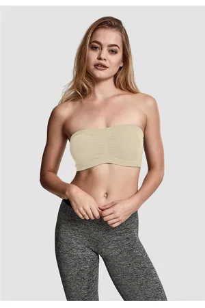 Urban classics Dámská podprsenka Bandeau 2-Pack béžová/béžová