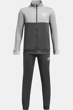 Under Armour Souprava UA CB Knit Track Suit-GRY - Kluci
