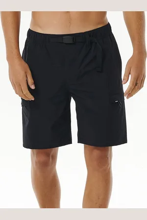 Rip Curl Šortky BOARDWALK BUCKLED CARGO VOLLEY Black