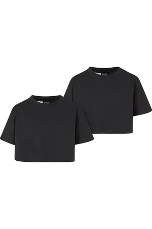 Urban classics Dívčí krátké triko Short Kimono Tee - 2 Pack +