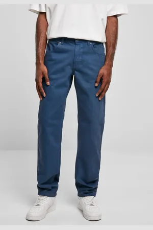 Urban classics Pánské džíny Loose Fit tmavě modré