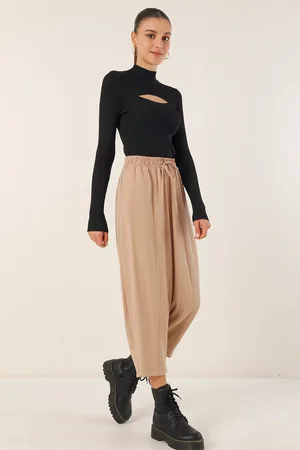 Bigdart 6591 Woven Baggy Trousers - Biscuit