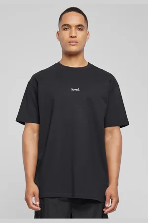 Merchcode Černé tričko Love Heavy Oversized