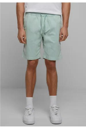 Urban classics Pánské kraťasy Stretch Twill - máta
