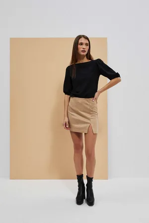 MOODO Mini sukně s rozparkem