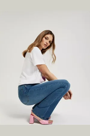 MOODO DÁMSKÉ DŽÍNY BOOTCUT
