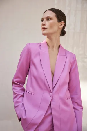 MOODO Dámský blazer - růžový
