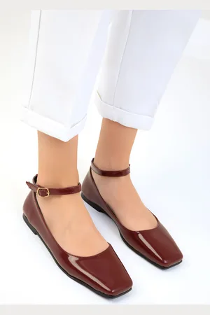 SOHO Burgundy Patent Leather Women