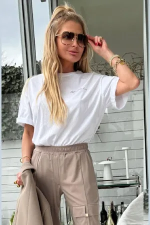 By o la la White blouse with the inscription