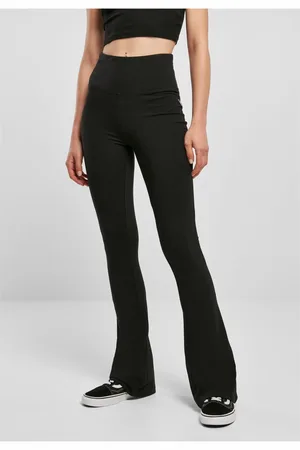 Urban classics Dámský organický strečový dres Bootcut Legíny černé