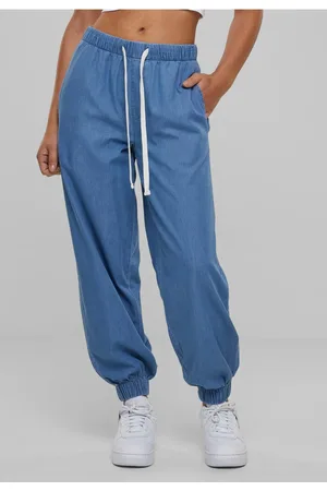 Urban classics Dámské kalhoty Jogpants - modré