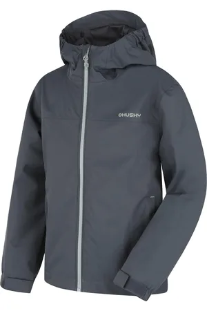 HUSKY Dětská hardshell bunda Nelory K dark grey