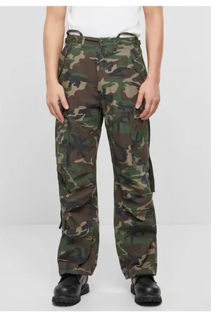 Brandit M-65 Vintage Cargo Pants olivové camo