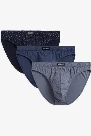 ATLANTIC Pánské sportovní slipy 3Pack - vícebarevné