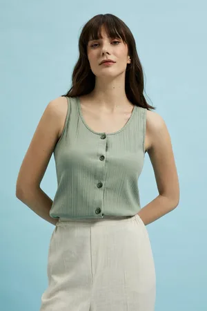 MOODO Dámské tílko - olivová