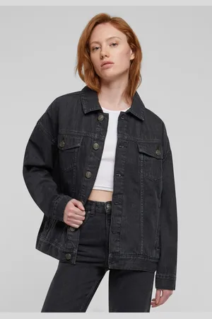 Urban classics Dámská oversized džínová bunda z 90. let - sepraná