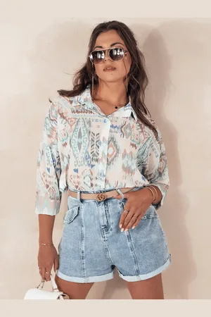 D-Street Spodenki damskie jeansowe DENIMCUTS niebieskie