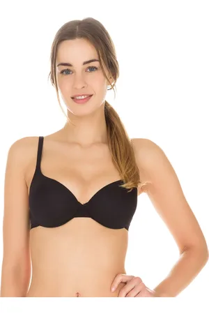 Dim Černá dámská vyztužená podprsenka Playtex Invisifree Padded Bra