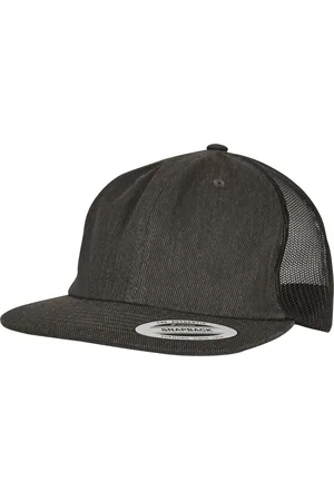 Flexfit Denim Trucker black raw