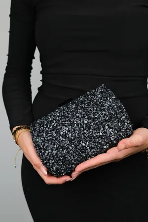 LuviShoes SEOUL Black Pebble Women