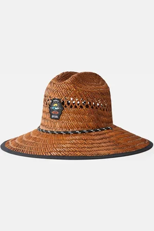 Rip Curl Klobouk LOGO STRAW HAT Brown
