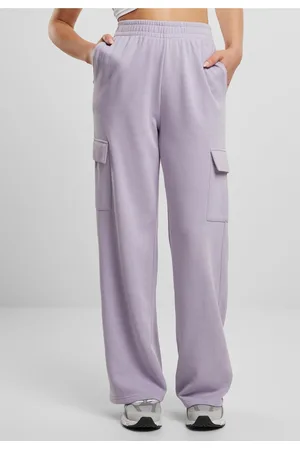 Urban classics Dámské tepláky Baggy Light Terry Sweat - lila