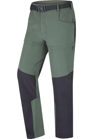 HUSKY Pánské outdoor kalhoty Keiry M green/anthracite