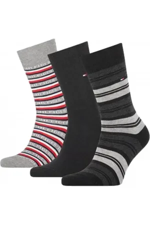Tommy Hilfiger Socks - TH MEN SOCK 3P GIFTBOX TOMMY black