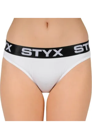 STYX Dámské kalhotky sport bílé
