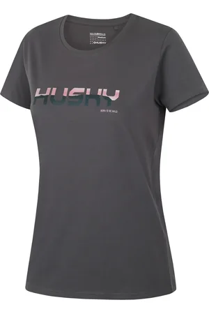 HUSKY Dámské bavlněné triko Tee Wild L dark grey