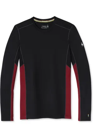 Smartwool Pánské tričko Merino Sport 150 Long Sleeve Crew Red/Black