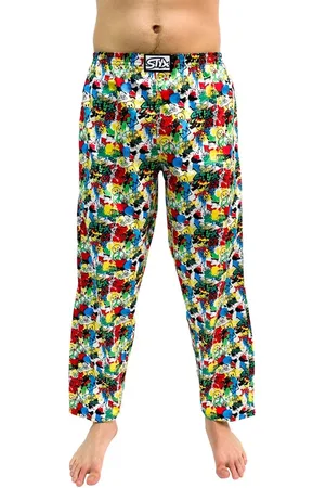 STYX Pánské kalhoty na spaní emoji