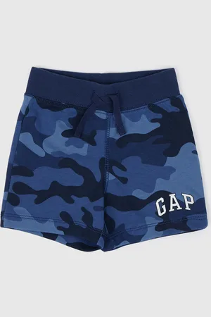 GAP Dětské maskáčové kraťasy logo - Kluci