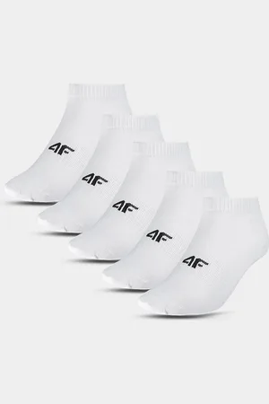 4F Chlapecké ponožky (5pack) - bílé