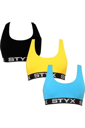 STYX 3PACK dámská podprsenka sport vícebarevná