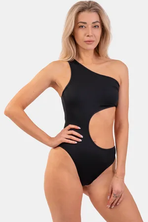 Nebbia Asymmetric monokini on one shoulder