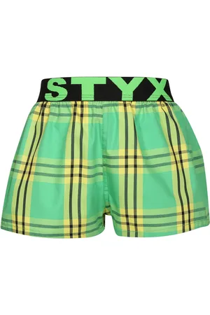 STYX Dětské trenky sportovní guma vícebarevné