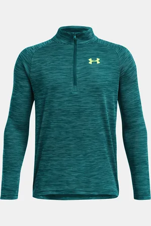 Under Armour Mikina UA Tech Textured 1/2 Zip-BLU - Kluci