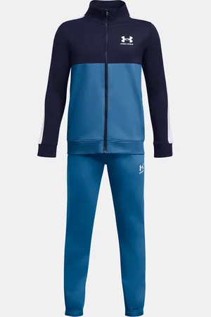 Under Armour Souprava UA CB Knit Track Suit-BLU - Kluci