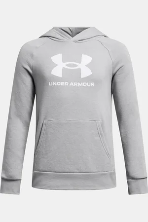 Under Armour Mikina UA Rival Fleece BL Hoodie-GRY - Kluci