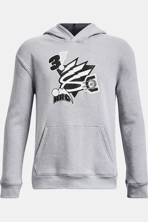 Under Armour Mikina Curry Boys Big Splash Hoodie-GRY - Kluci