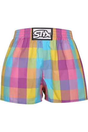 STYX Dětské trenky klasická guma vícebarevné