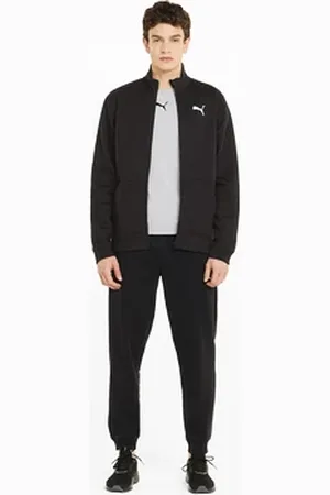 PUMA Pánská souprava Train Fav Knitted Tracksuit Black M