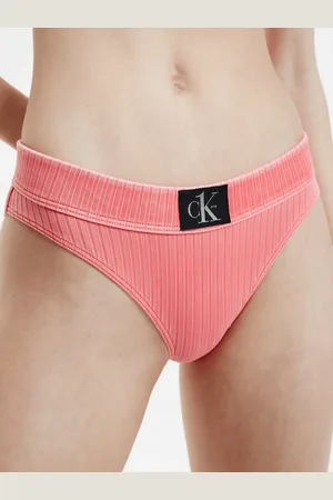 Calvin Klein Korálový dámský spodní díl plavek Underwear - Dámské