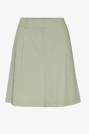 VERO MODA Světle zelené dámské kraťasy Zelda - Dámské