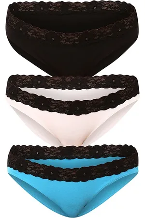 STYX 3PACK Dámské kalhotky sportovní guma vícebarevné