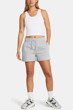 Under Armour Kraťasy Rival Fleece Short-GRY - Dámské
