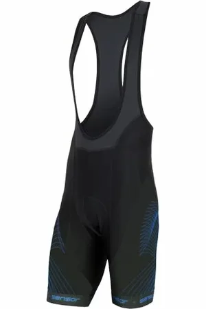 Sensor Pánské cyklistické kraťasy Cyklo Team Up Bibshort Black/Blue